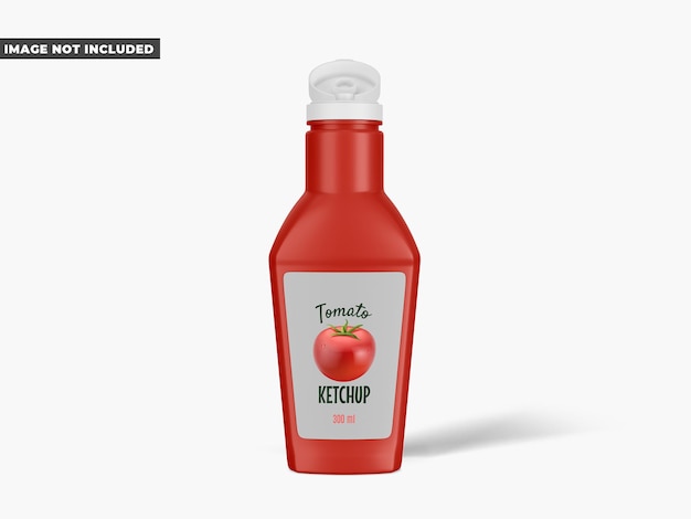 Sauce Bottle Mockup