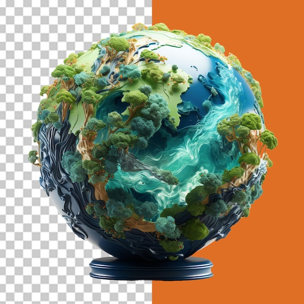 Save the earth png illustration