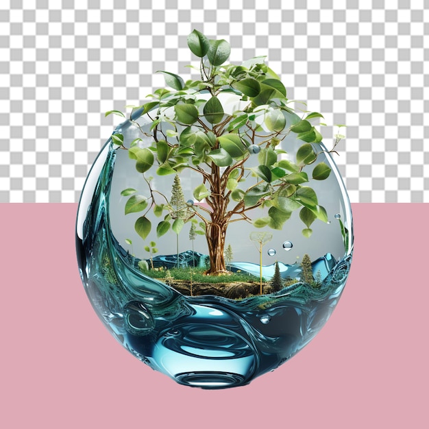 Save the earth png illustration