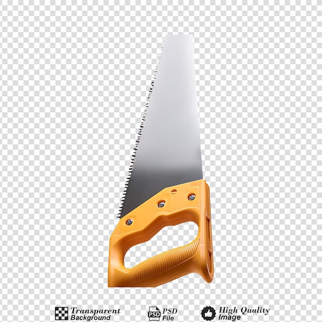 PSD saw isolated on transparent background