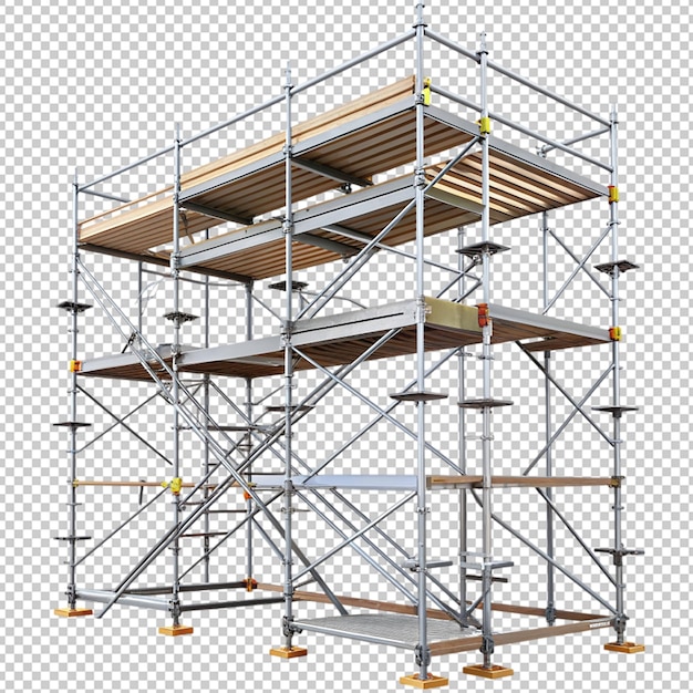 PSD scaffolding on transparent background