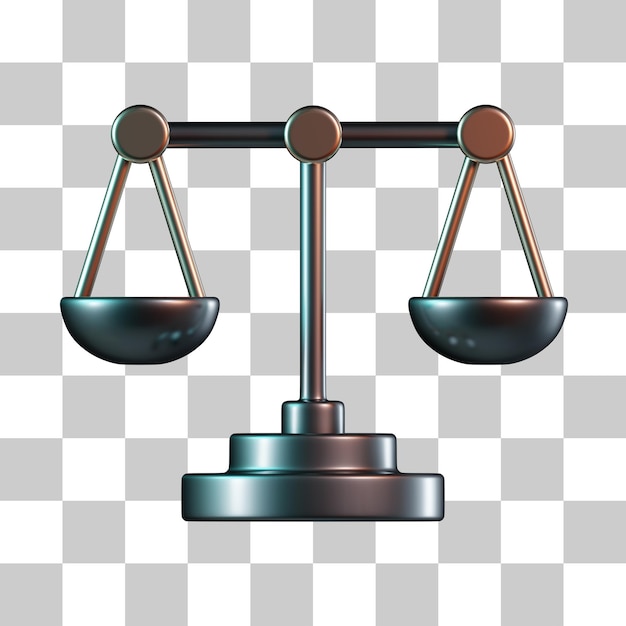 Scale Balance 3D Icon