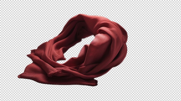 Scarf isolated on transparent background Generative AI