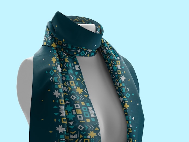 PSD scarf mockup