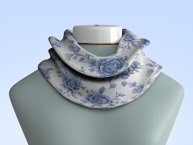 scarf mockup