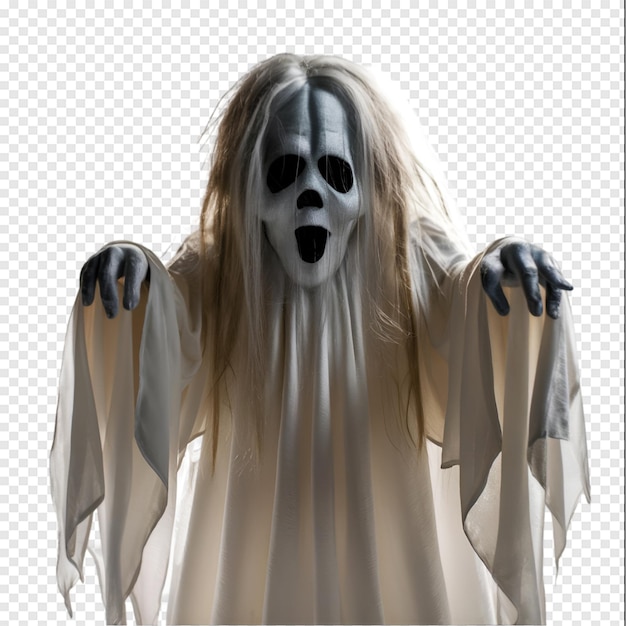 PSD a scary figure with a scary face on it