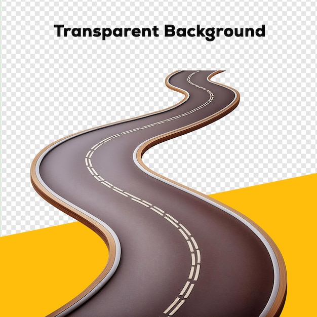 Scenic Road to Adventure transparent background PNG