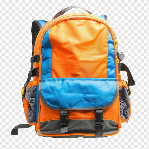 School backpack isolate on transparency background PSD