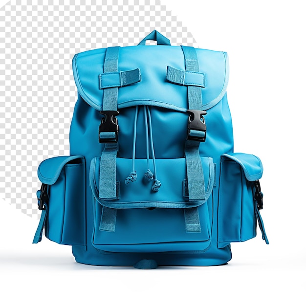 School backpack on white background Back to school