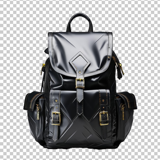 school bag on transparent background