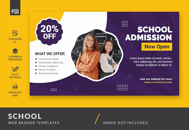 School Education Web Banner