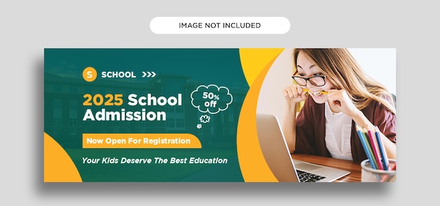 School Facebook Cover Template