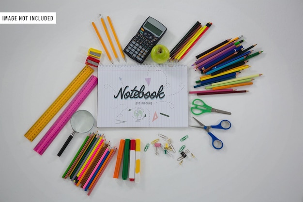 School Notebook Mockup