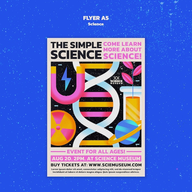 PSD science template design