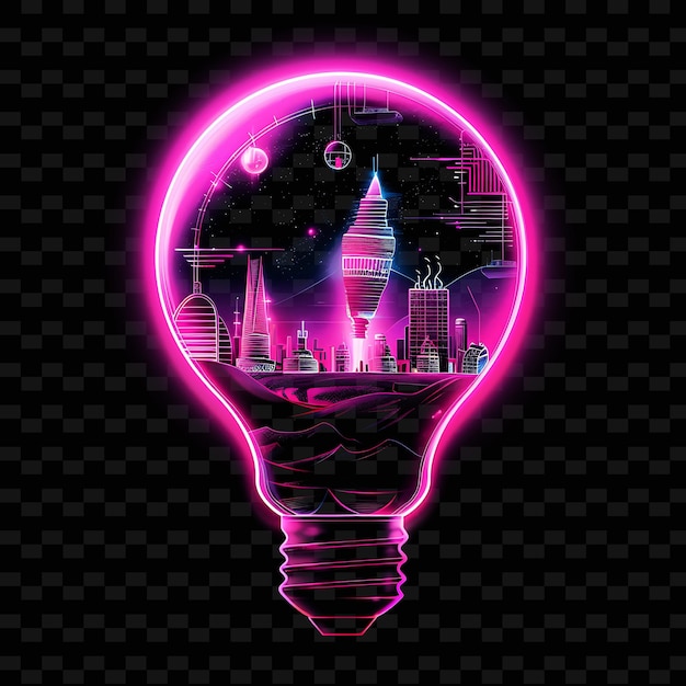 Scintillating Neon Campaign Ad With a Compelling Message Lan Neon Line Art Landscape Background