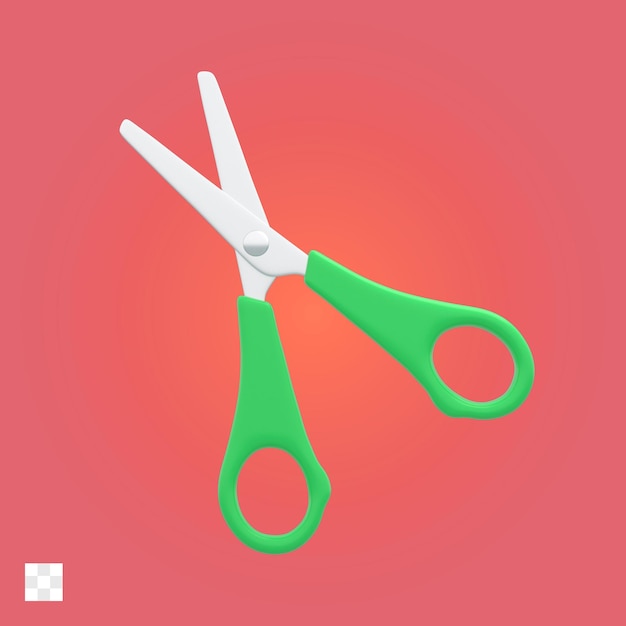 Scissors 3d icon