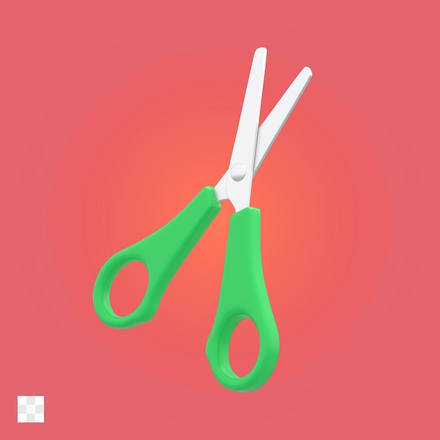 Scissors 3d icon