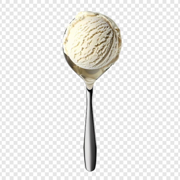 PSD a scoop of vanilla ice cream