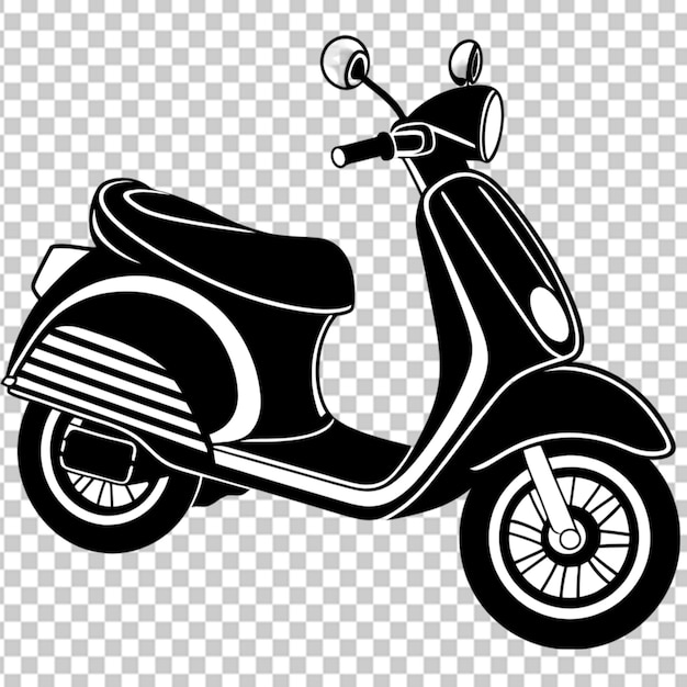 PSD scoot bike vectors transparent background