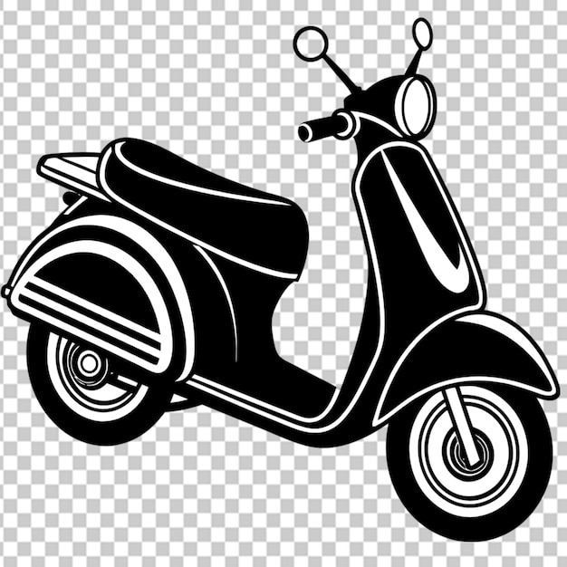 PSD scoot bike vectors transparent background