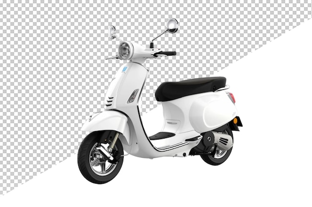 PSD a scooter is shown on a white background