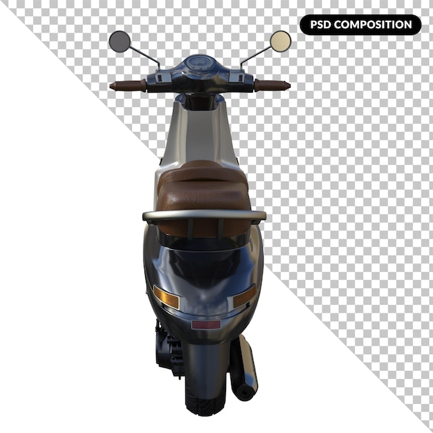 Scooter isolated 3d