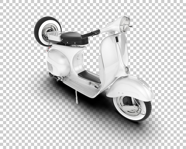 PSD scooter on transparent background 3d rendering illustration