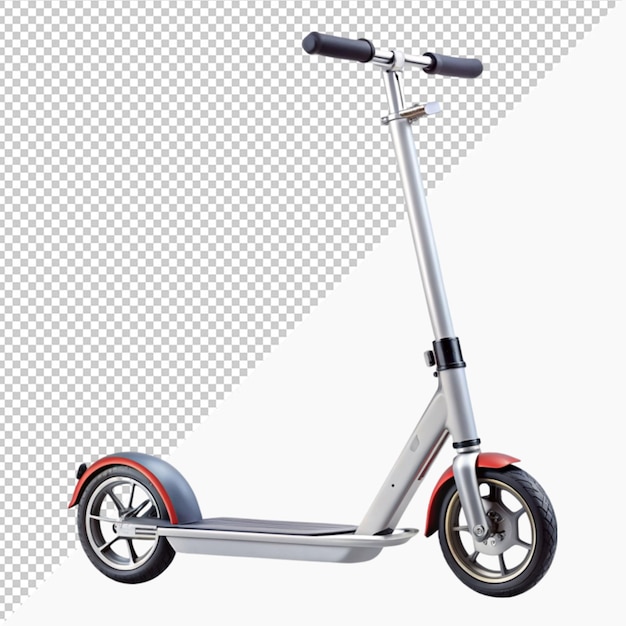 PSD scooter on transparent background