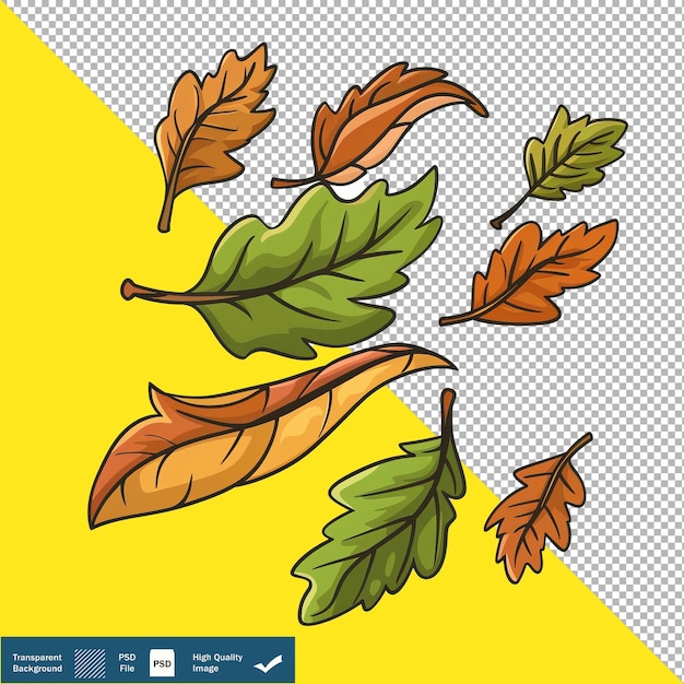 PSD a screen with leaves and a picture of a leaf that says autumn