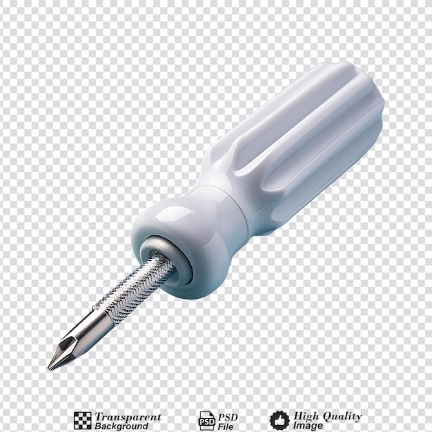 PSD screw driver isolated on transparent background