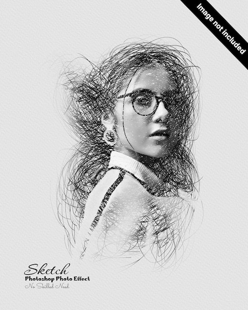 Scribble and Sketch Photo Effect