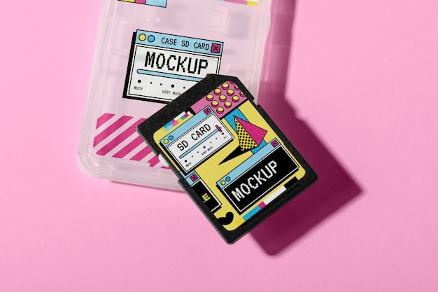 Sd card mockup design