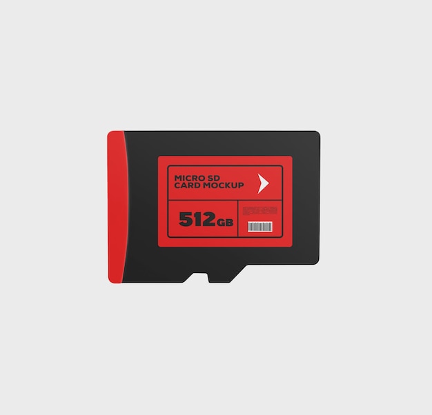 SD Card Mockup