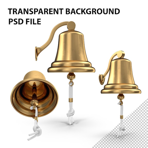 Sea Brass Bell PNG