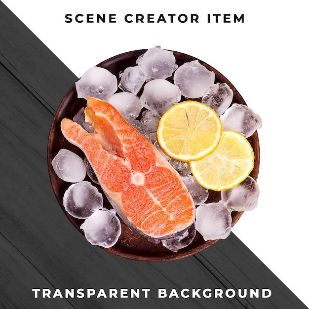 Seafood meal transparent PSD