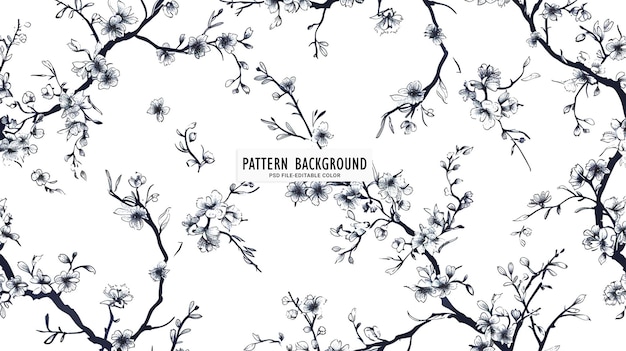 PSD seamless fabric pattern vector design background images