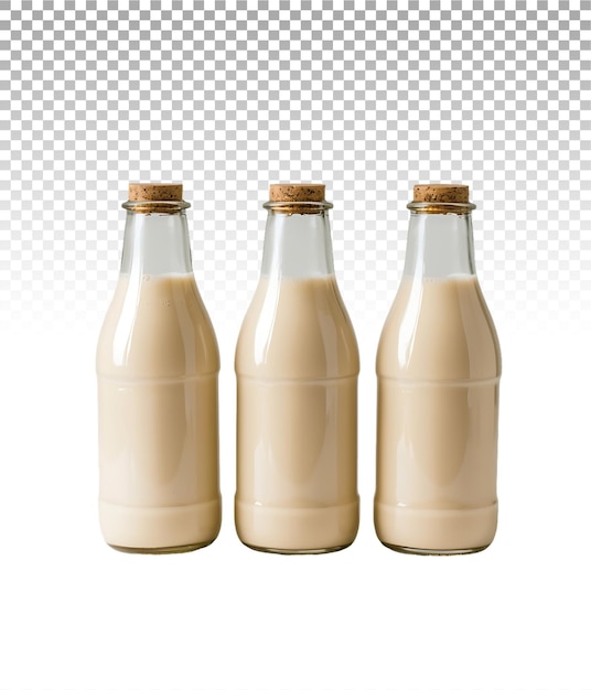 PSD seamless integration isolated milk bottle cut outs stock photos