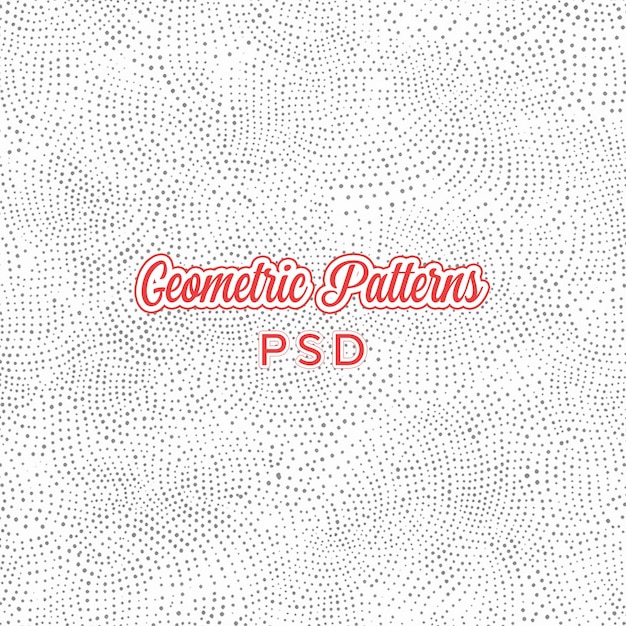 PSD a seamless pattern of tiny dots on a white background