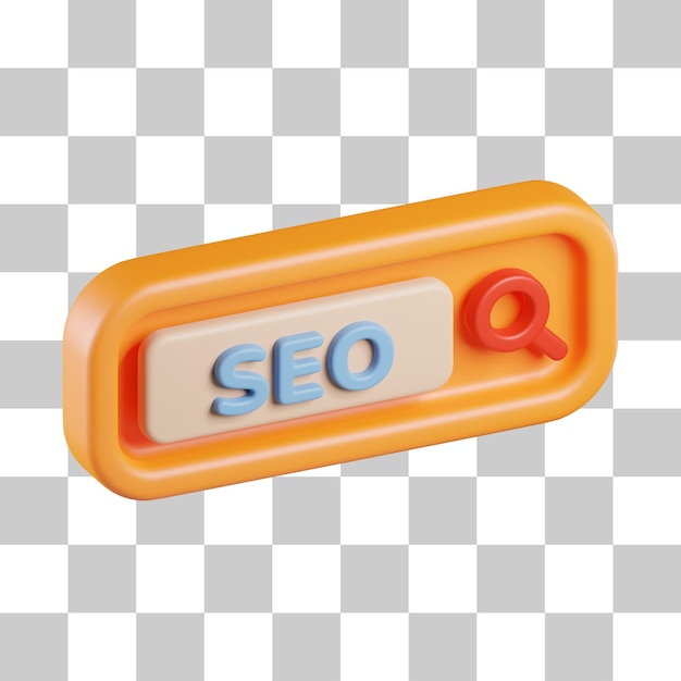 Search Bar 3D Icon