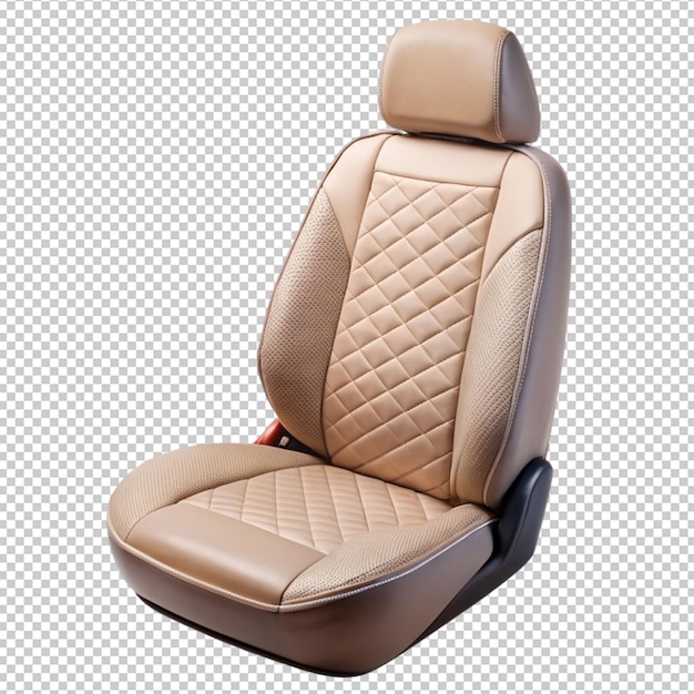 PSD seat cover on transparent background