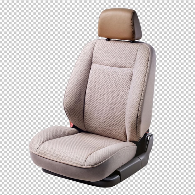 PSD seat cover on transparent background