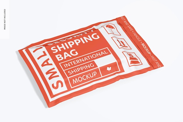 Security Shipping Bag Mockup