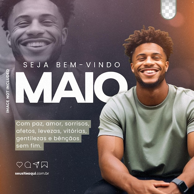 Seja bem vindo Maio Com Paz