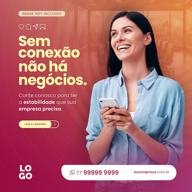 Sem conexao nao ha negocios Social Media Provedor de Internet