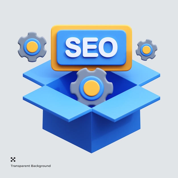 seo tools 3d icon