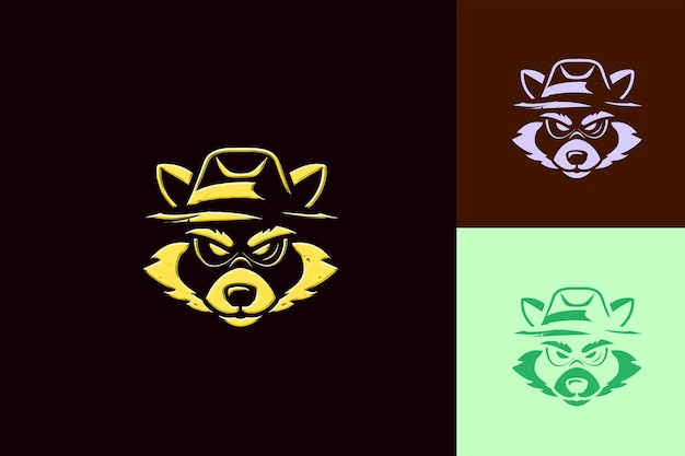 PSD a series of logos for a fox and a cow