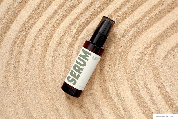 Serum Bottle in Sand