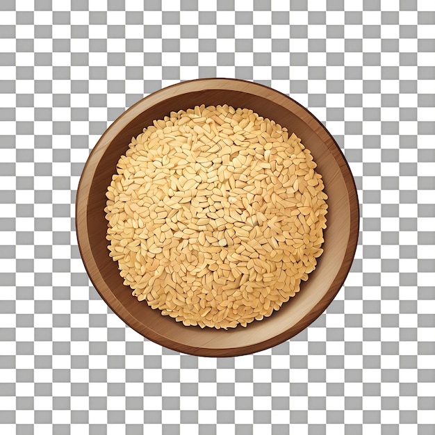 PSD sesame seed isolated on a transparent background