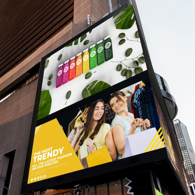 Set of billboard mock-ups