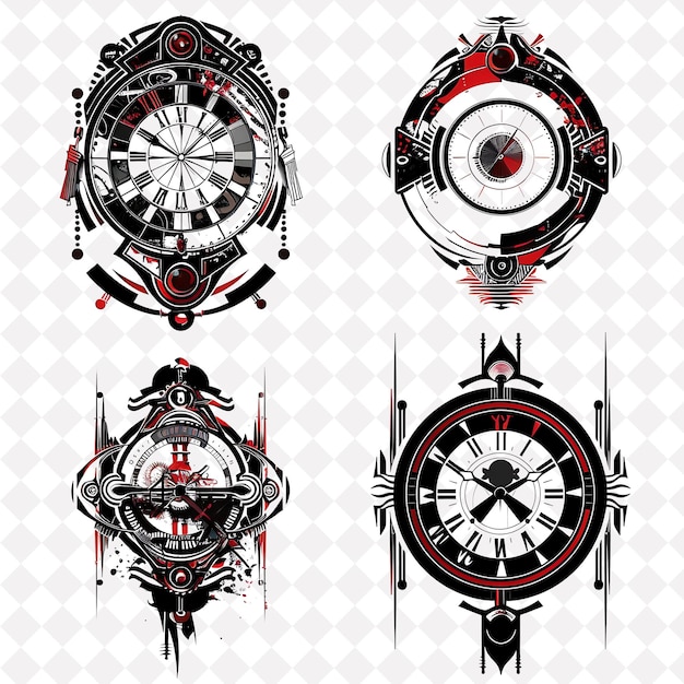 a set of clocks with a design that sayswatchon it